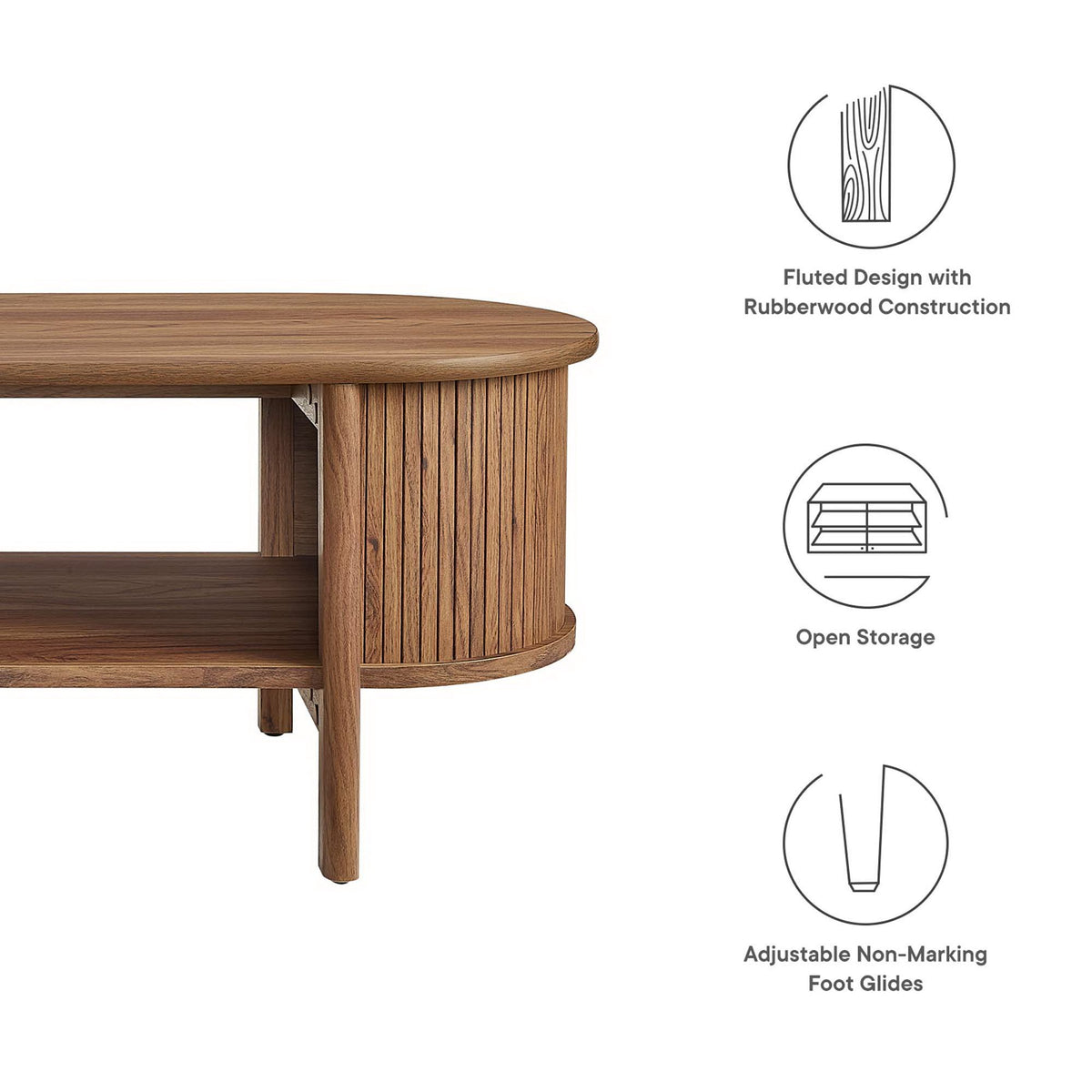 Cadence Coffee Table - Walnut
