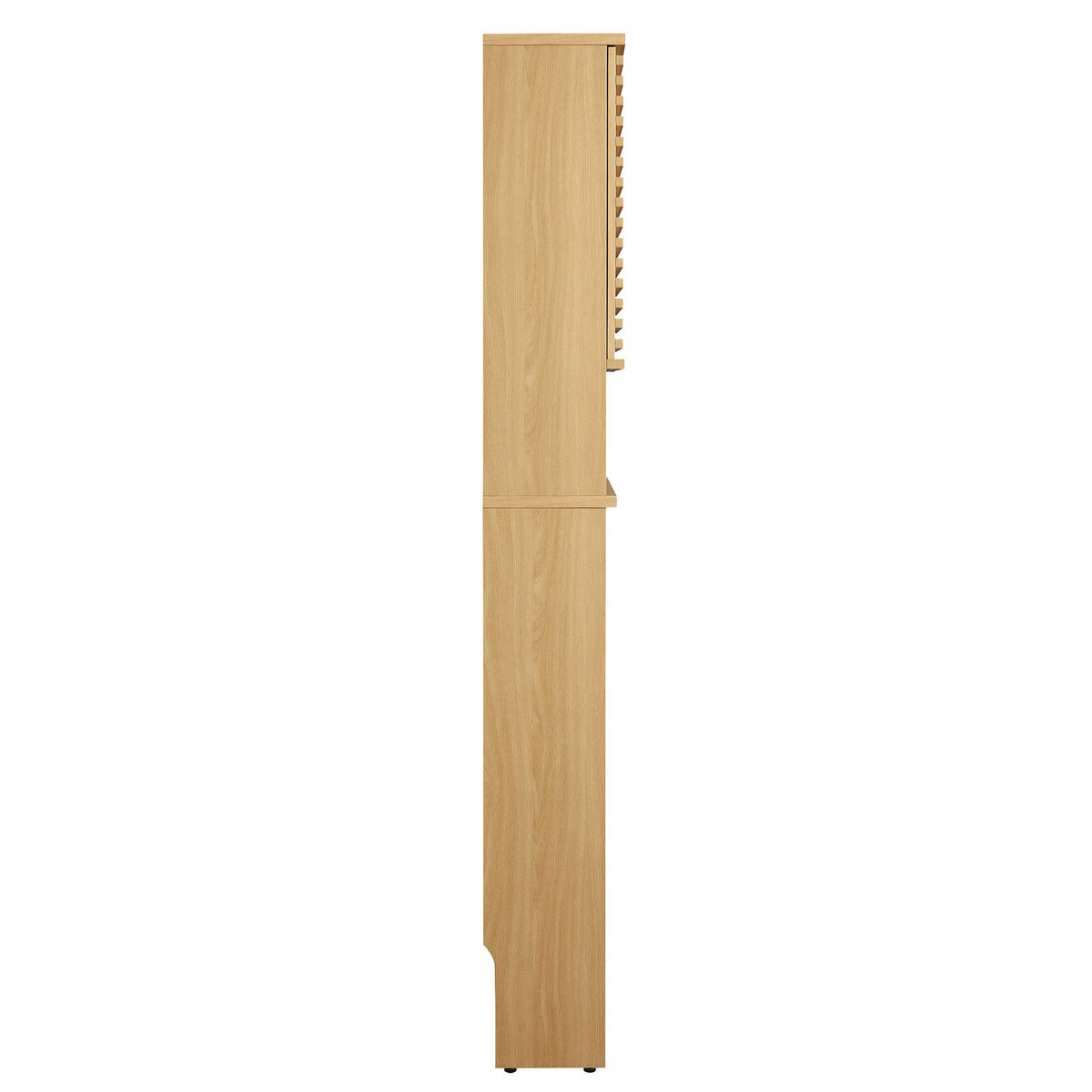 Render Over the Toilet Bathroom Storage Cabinet - Oak