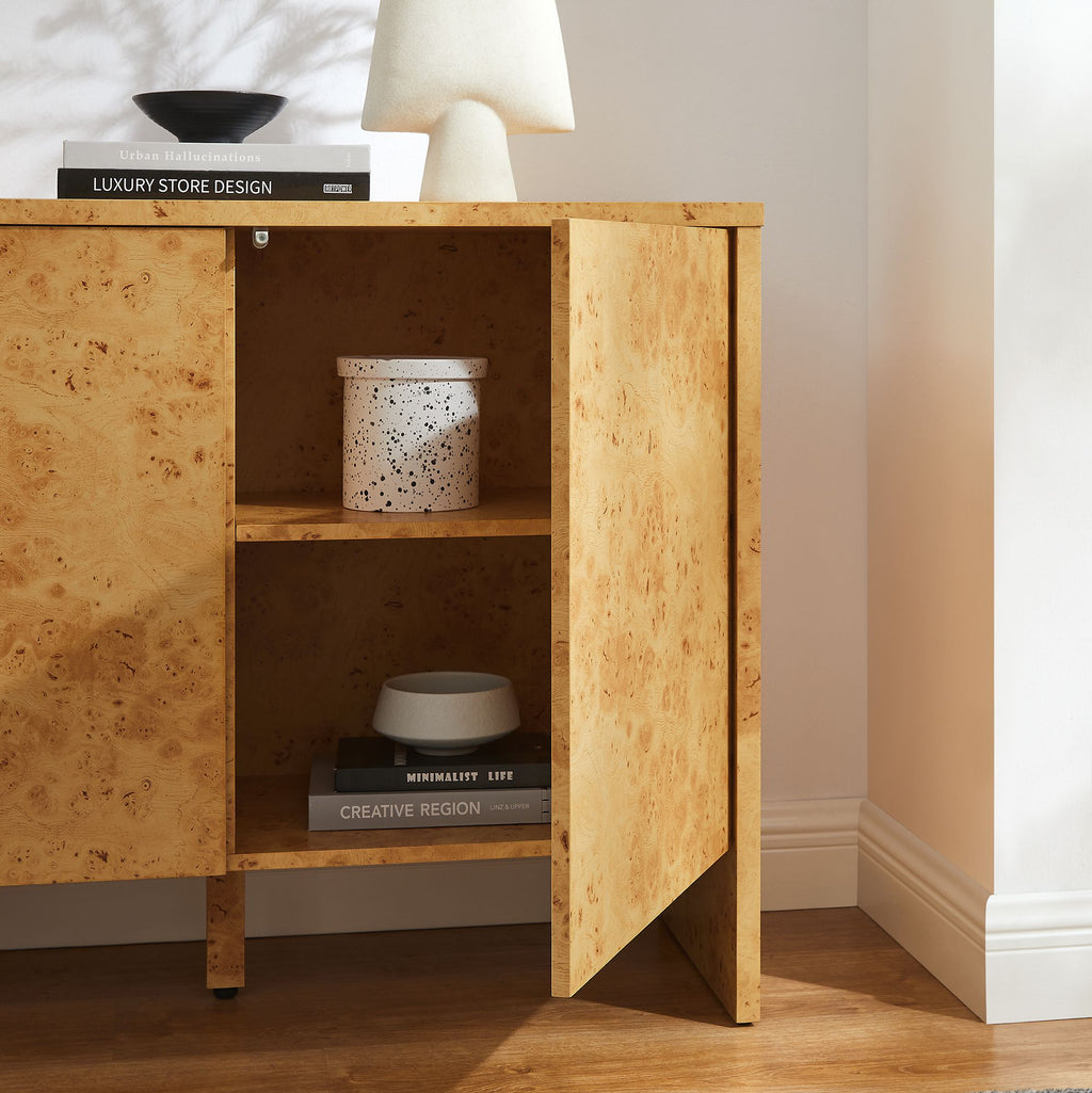Hudson 40" Burl Wood Sideboard - Natural