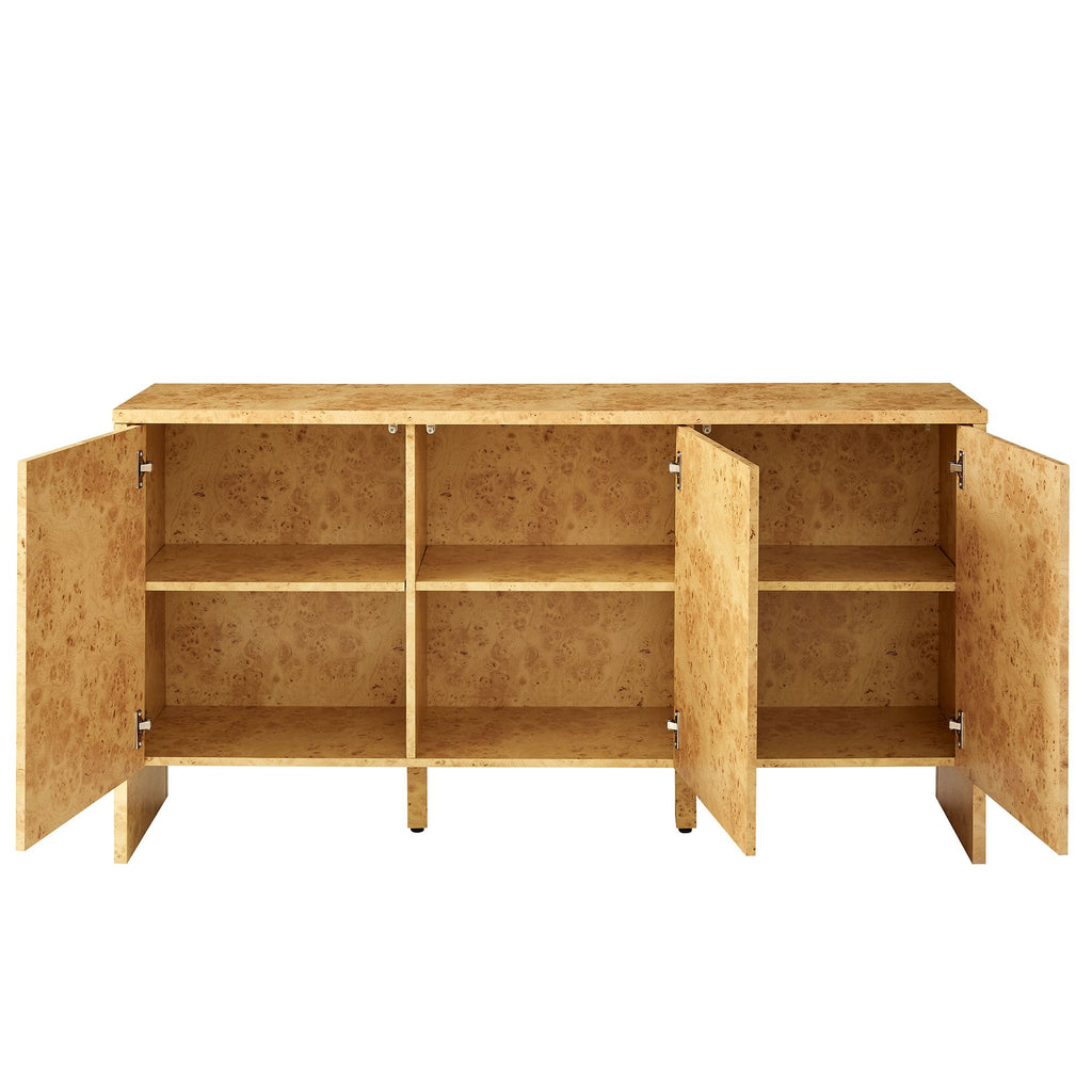 Hudson 60" Burl Wood Sideboard - Natural