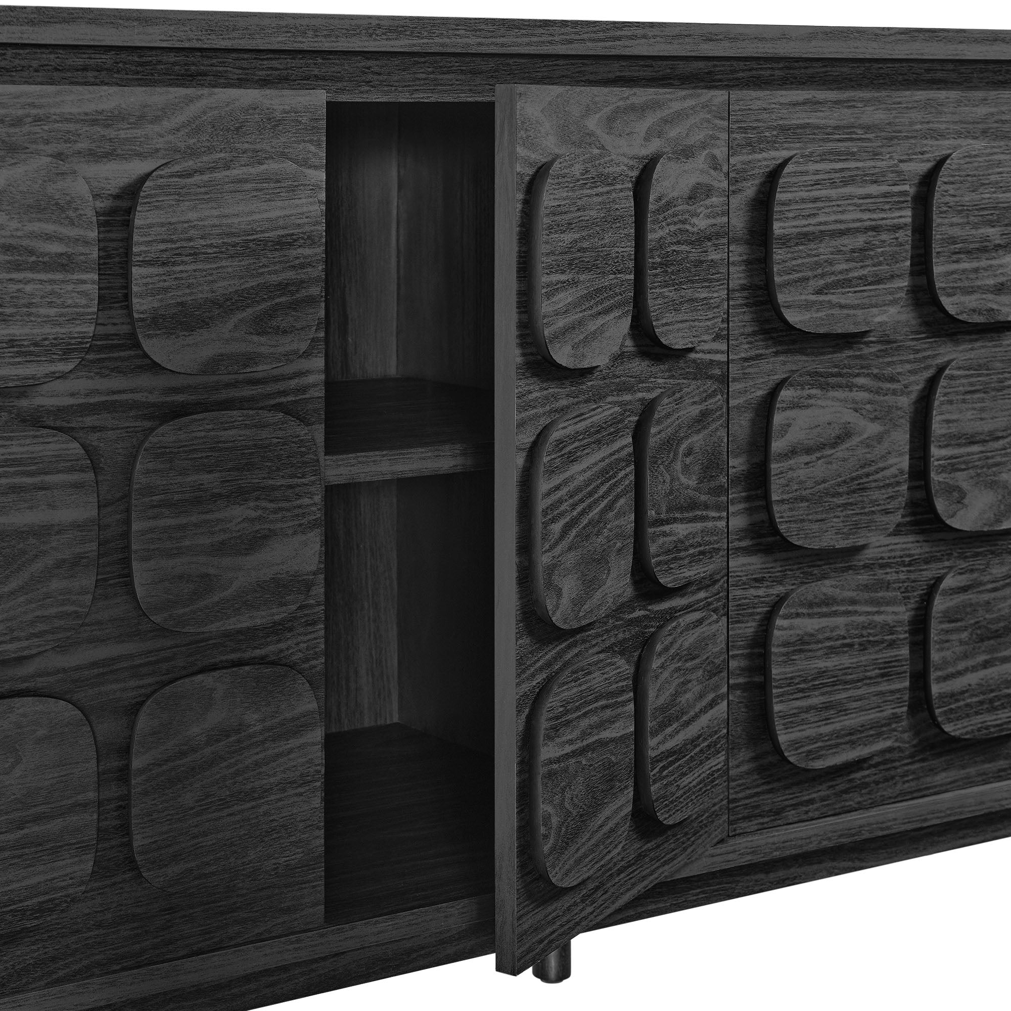 Toscana 61" Sideboard - Black