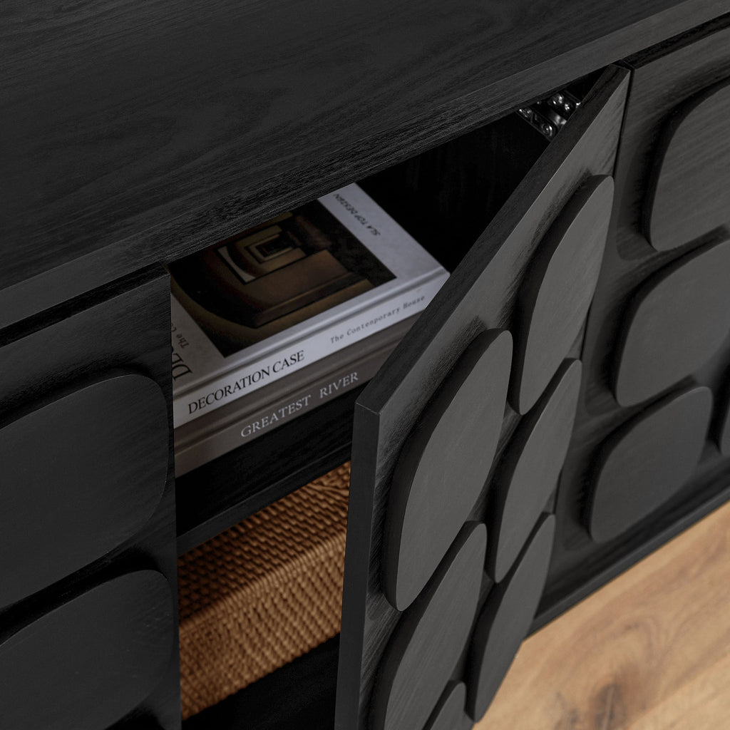 Toscana 61" Sideboard - Black