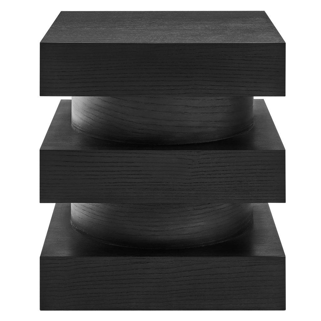 Perpetuate Totem End Table - Black