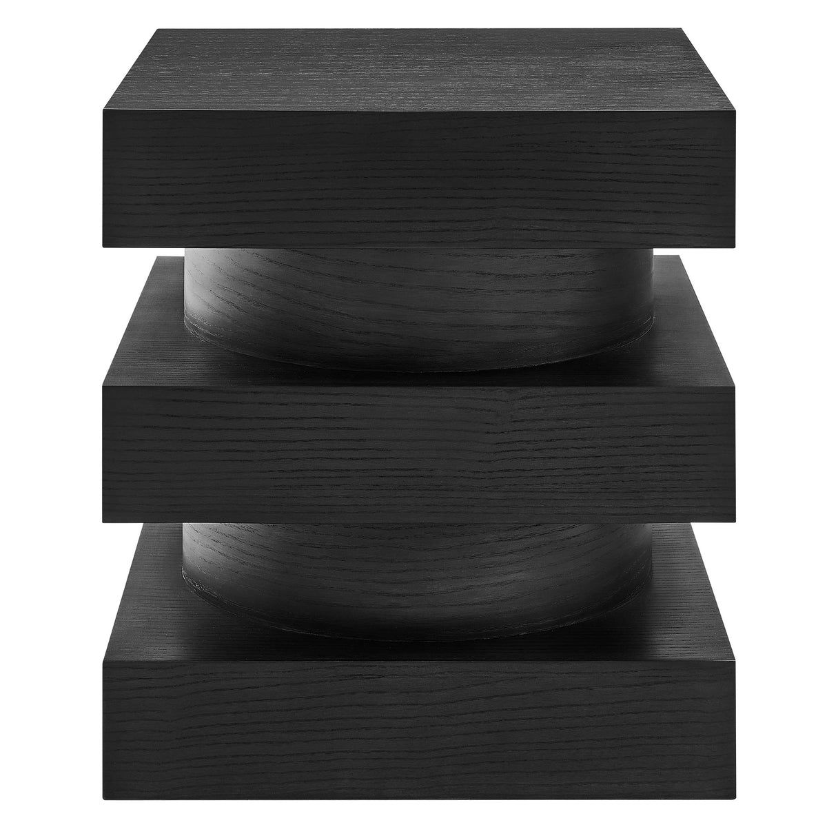 Perpetuate Totem End Table - Black