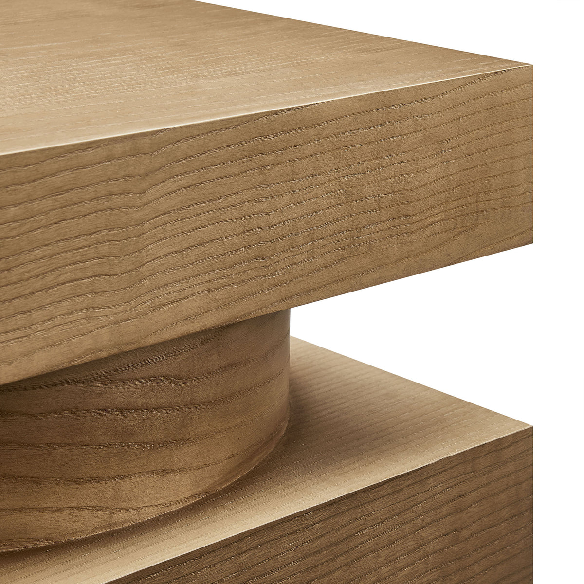 Perpetuate Totem End Table - Caramel Ash