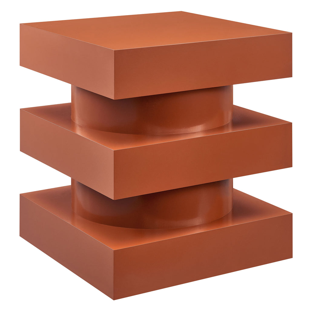 Perpetuate Totem End Table - Cayenne