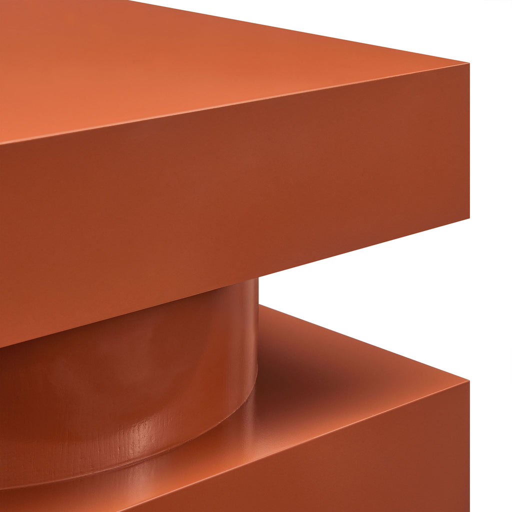 Perpetuate Totem End Table - Cayenne