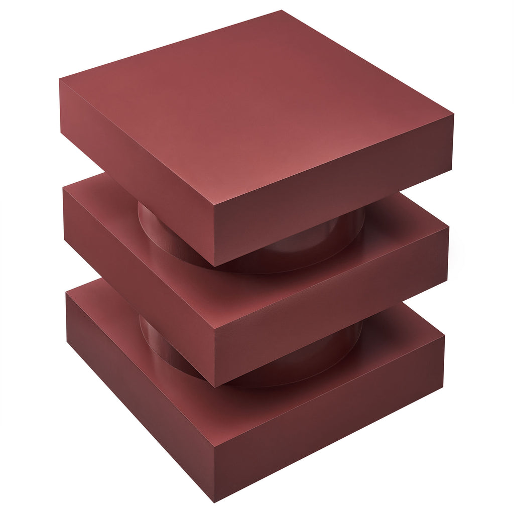 Perpetuate Totem End Table - Spiced Apple