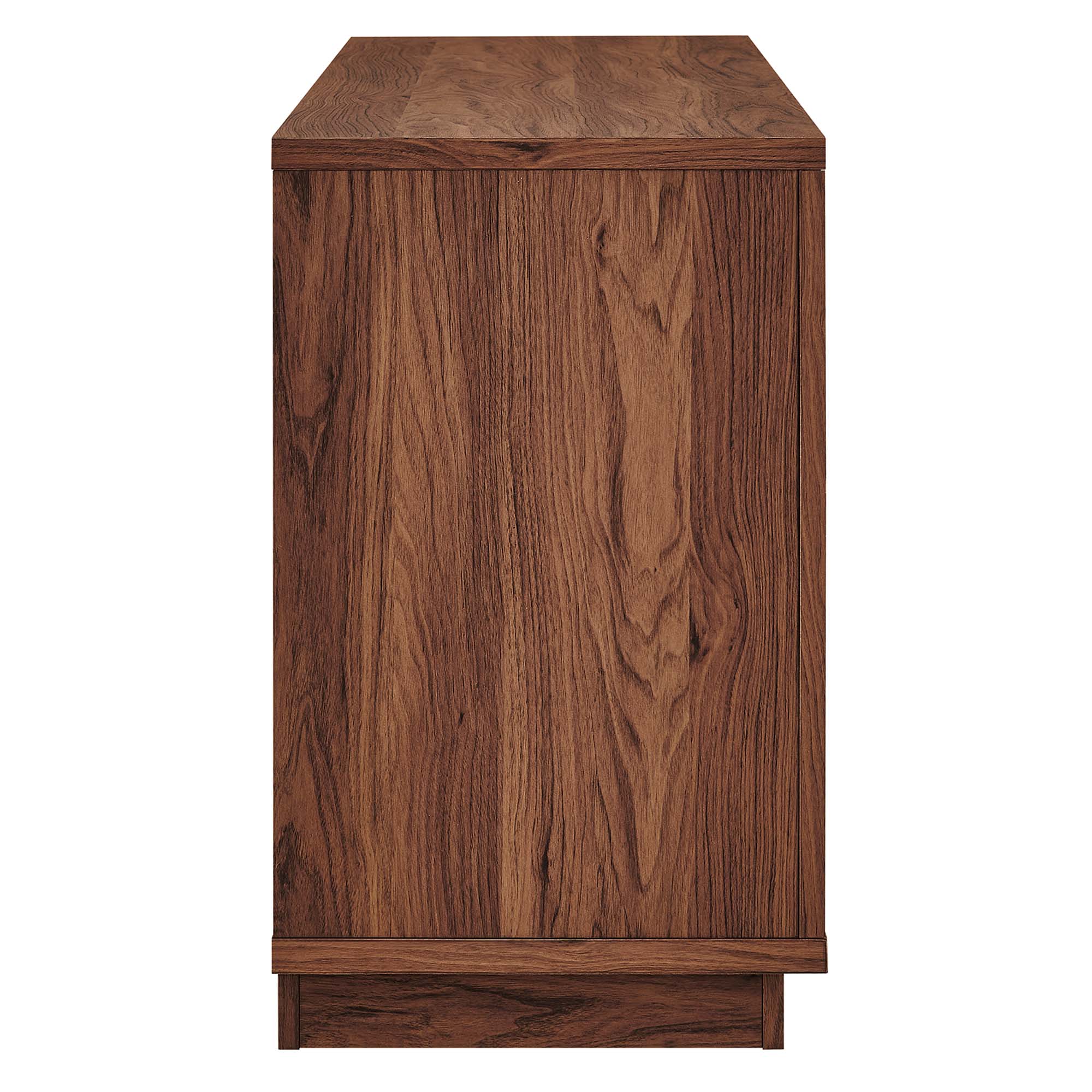 Capri 63" Wood Grain TV Console - Walnut