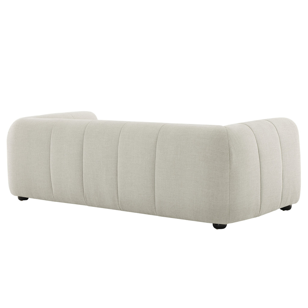 Liana Upholstered Fabric Sofa - Linen