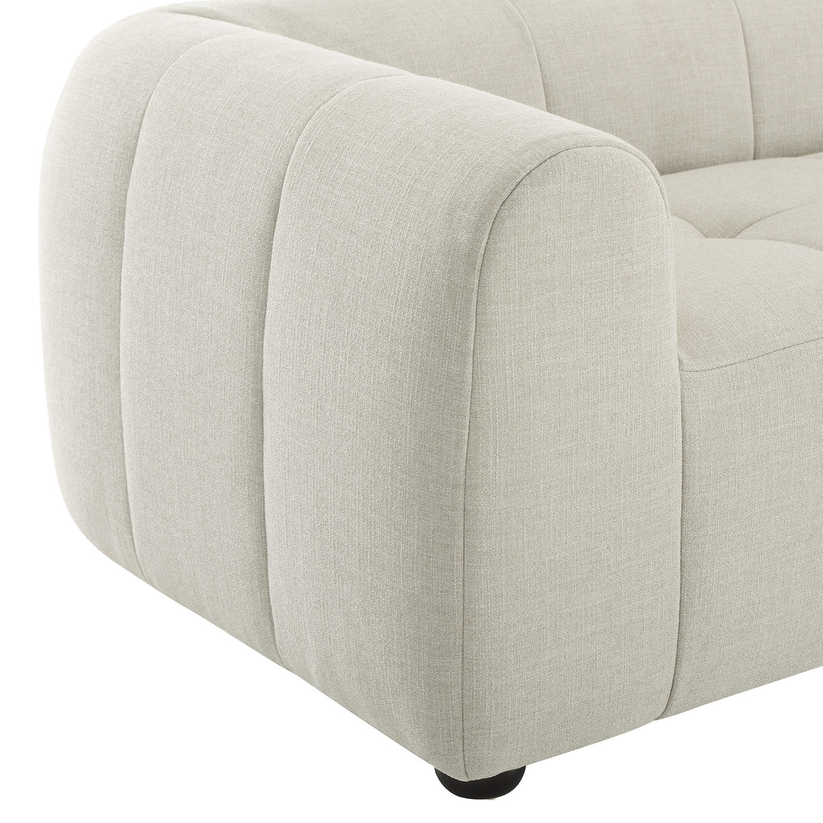 Liana Upholstered Fabric Sofa - Linen