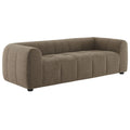 Liana Upholstered Fabric Sofa - Mocha