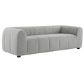 Liana Upholstered Fabric Sofa - Pewter