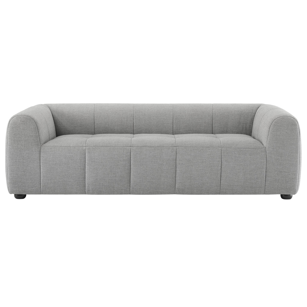 Liana Upholstered Fabric Sofa - Pewter