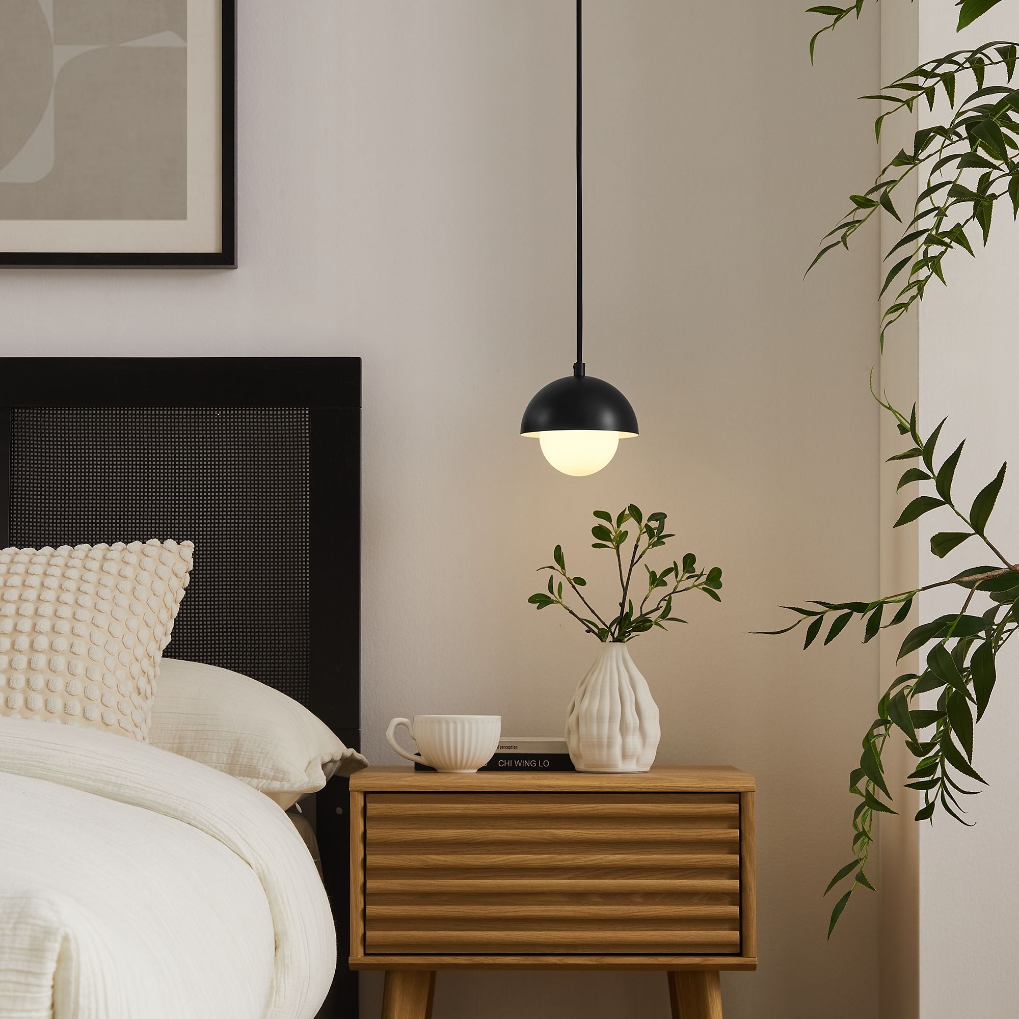 Eclipse Globe Pendant Light - Black