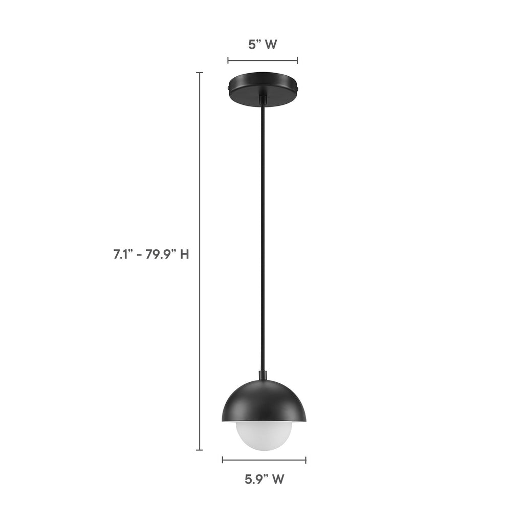 Eclipse Globe Pendant Light - Black