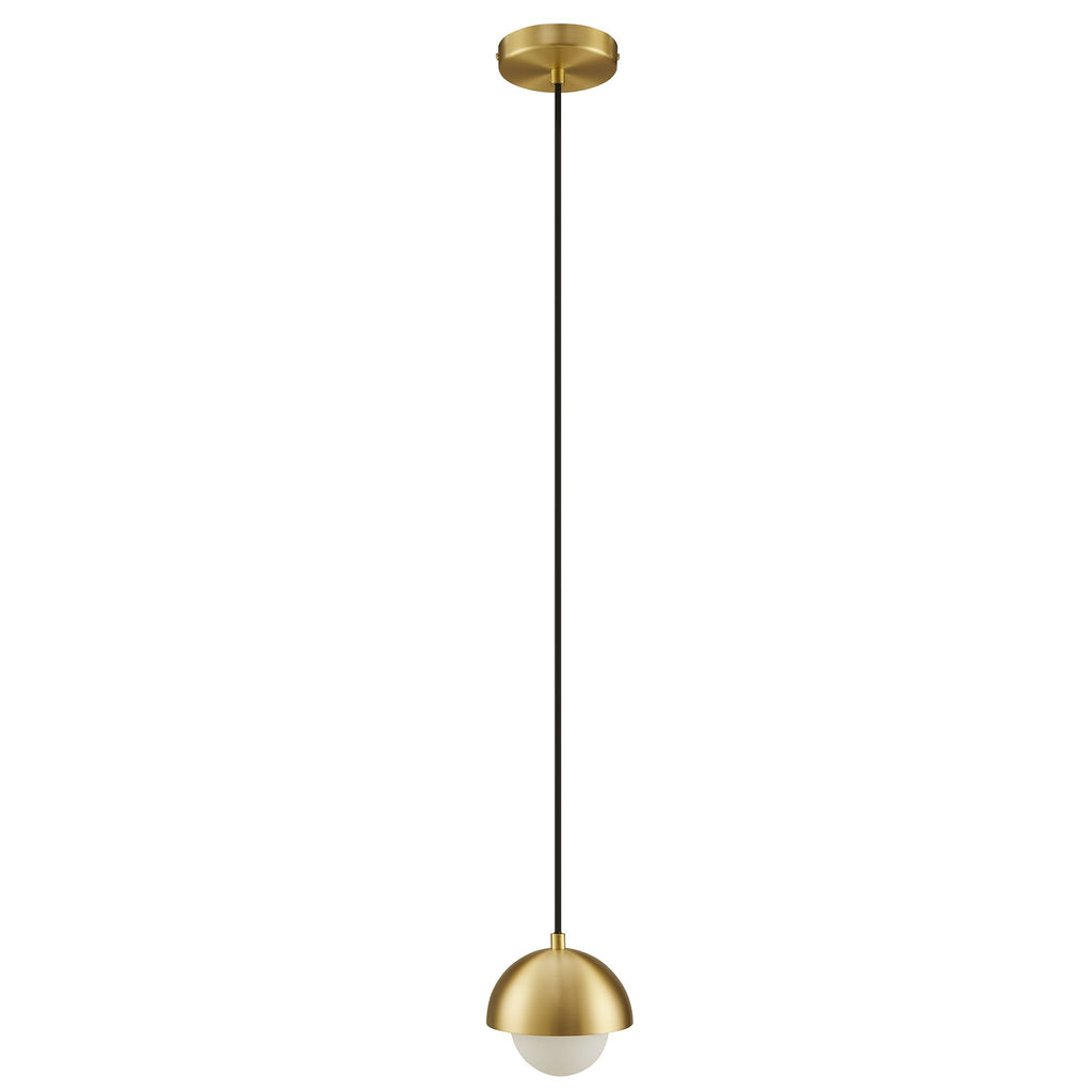 Eclipse Globe Pendant Light - Brass