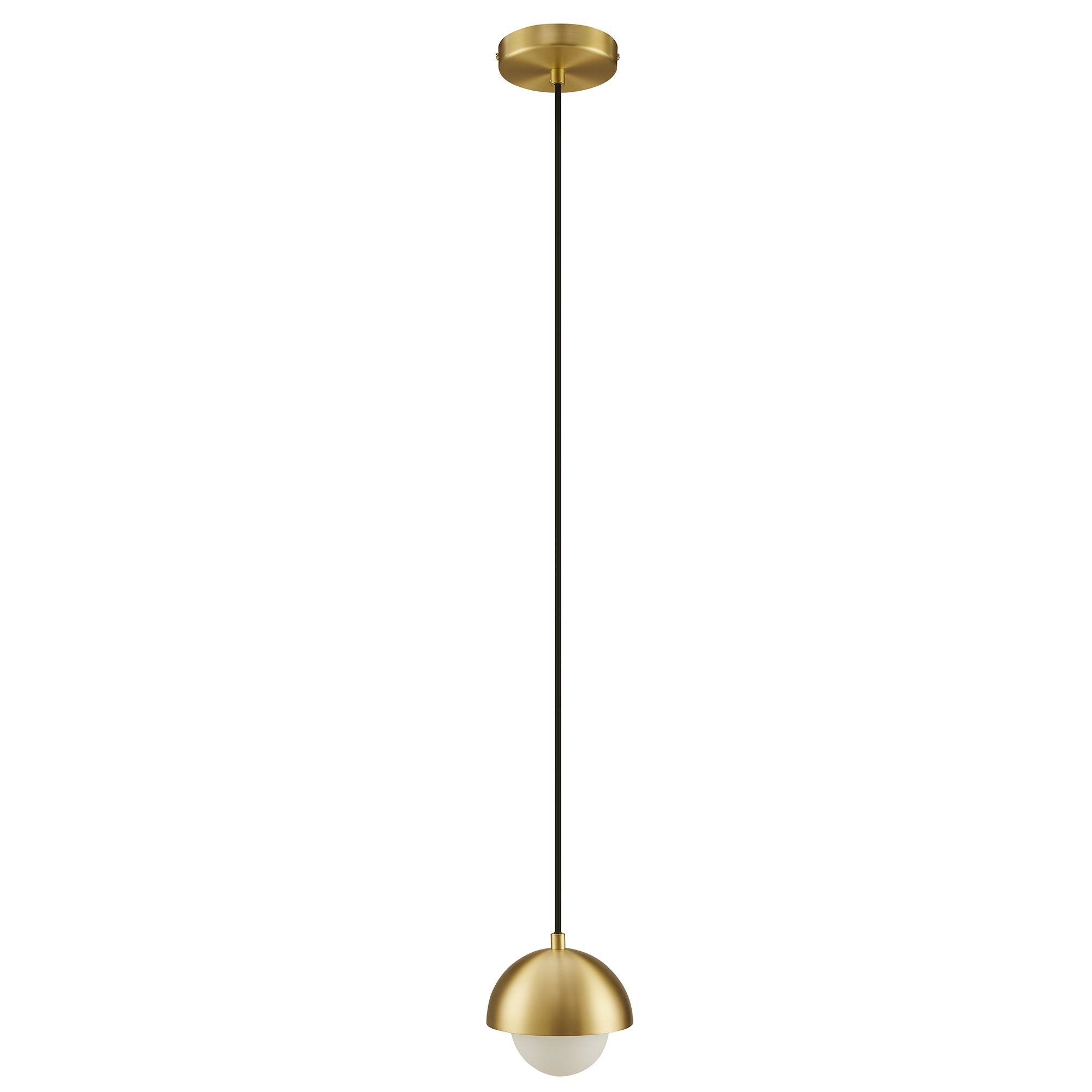 Eclipse Globe Pendant Light - Brass