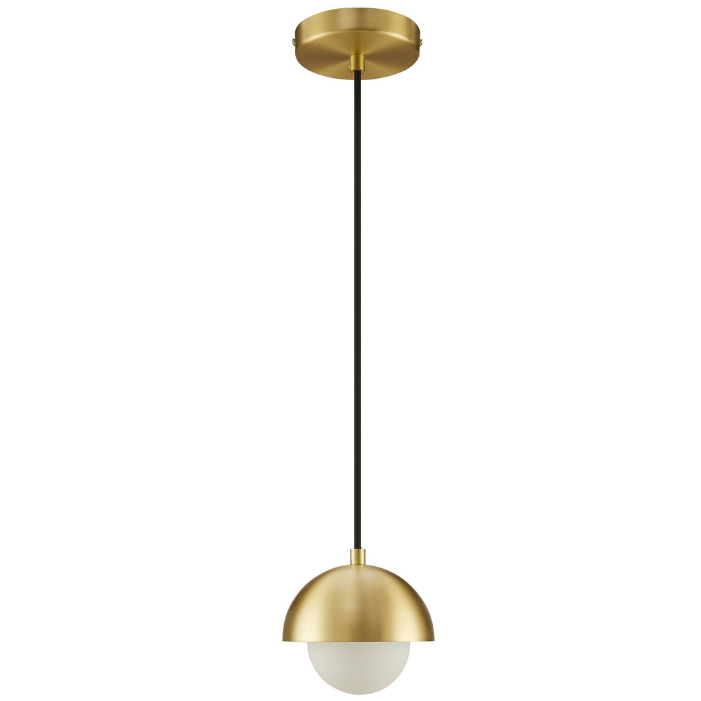 Eclipse Globe Pendant Light - Brass
