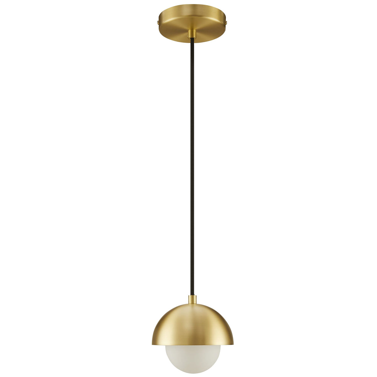 Eclipse Globe Pendant Light - Brass