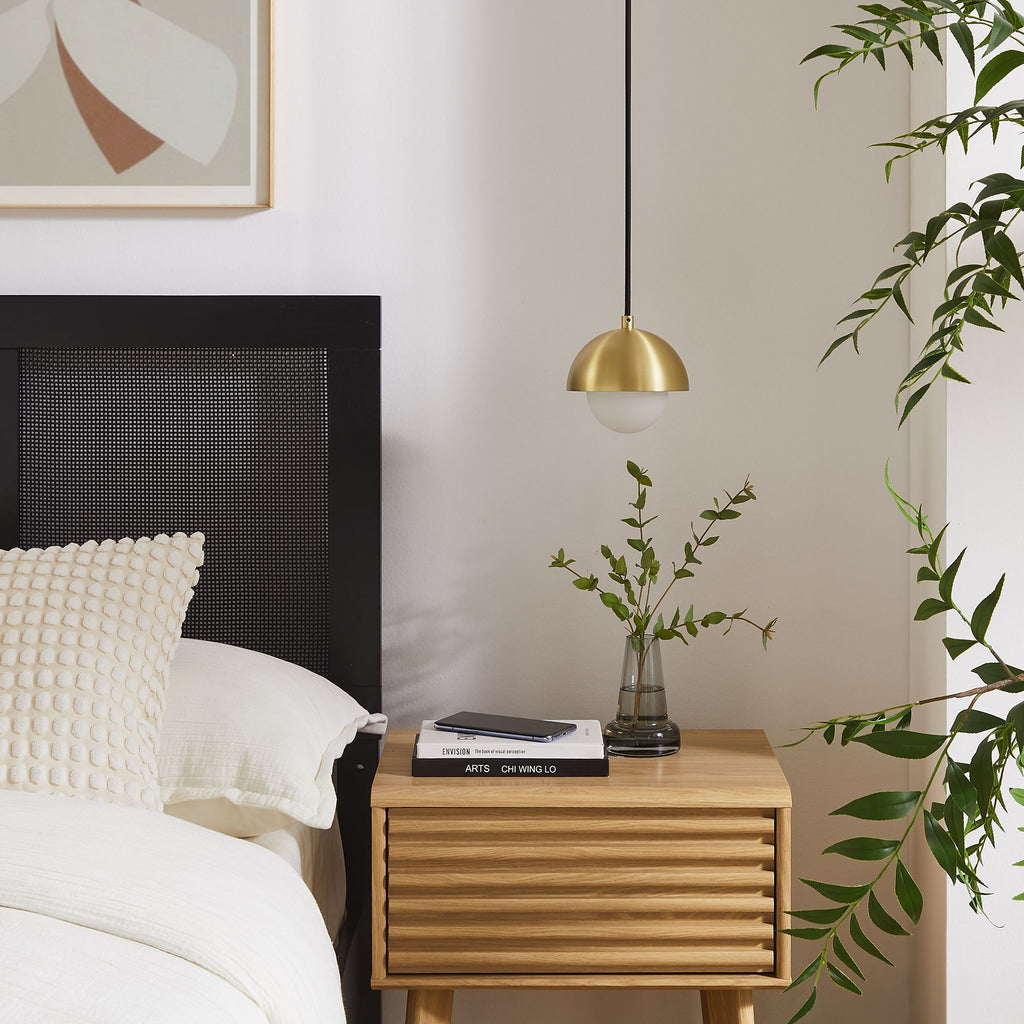 Eclipse Globe Pendant Light - Brass