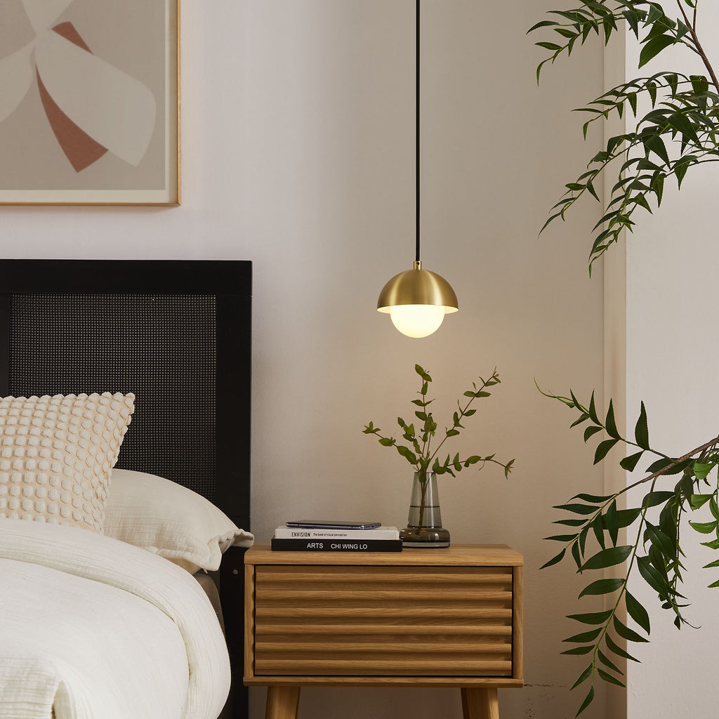 Eclipse Globe Pendant Light - Brass