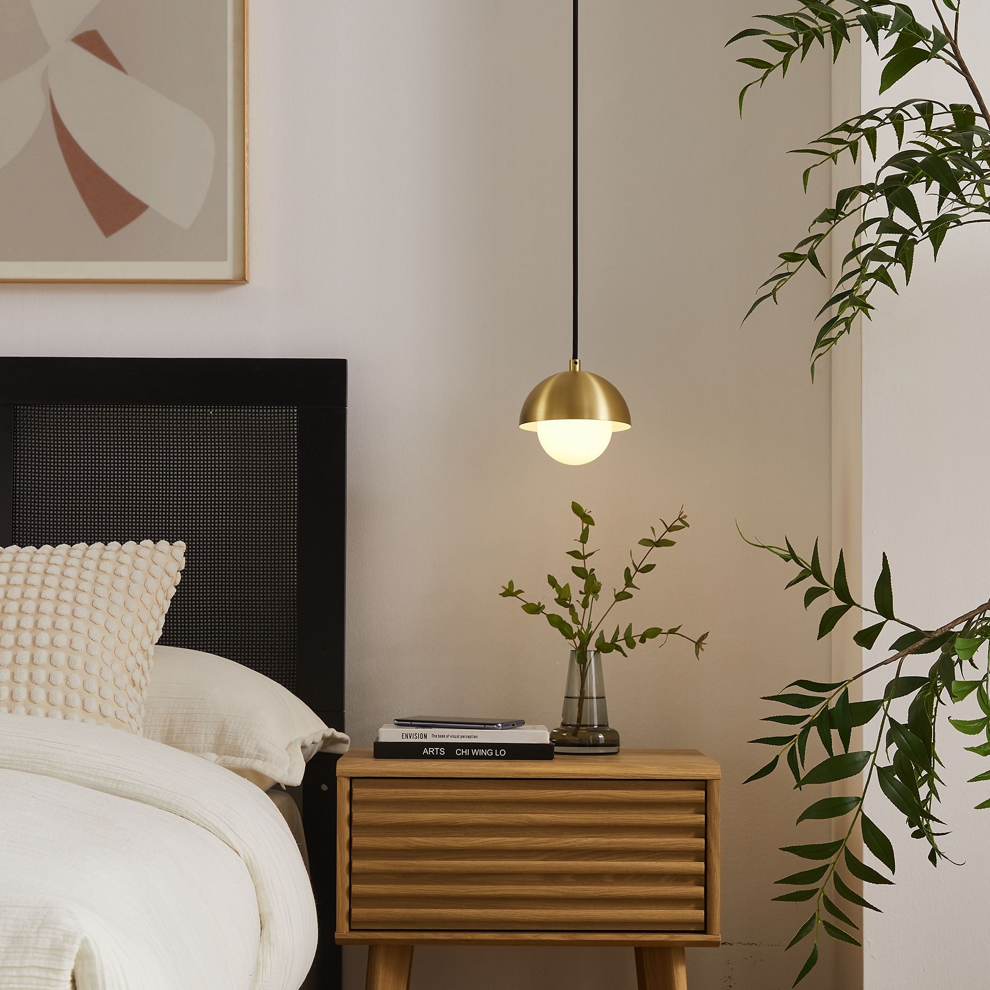 Eclipse Globe Pendant Light - Brass