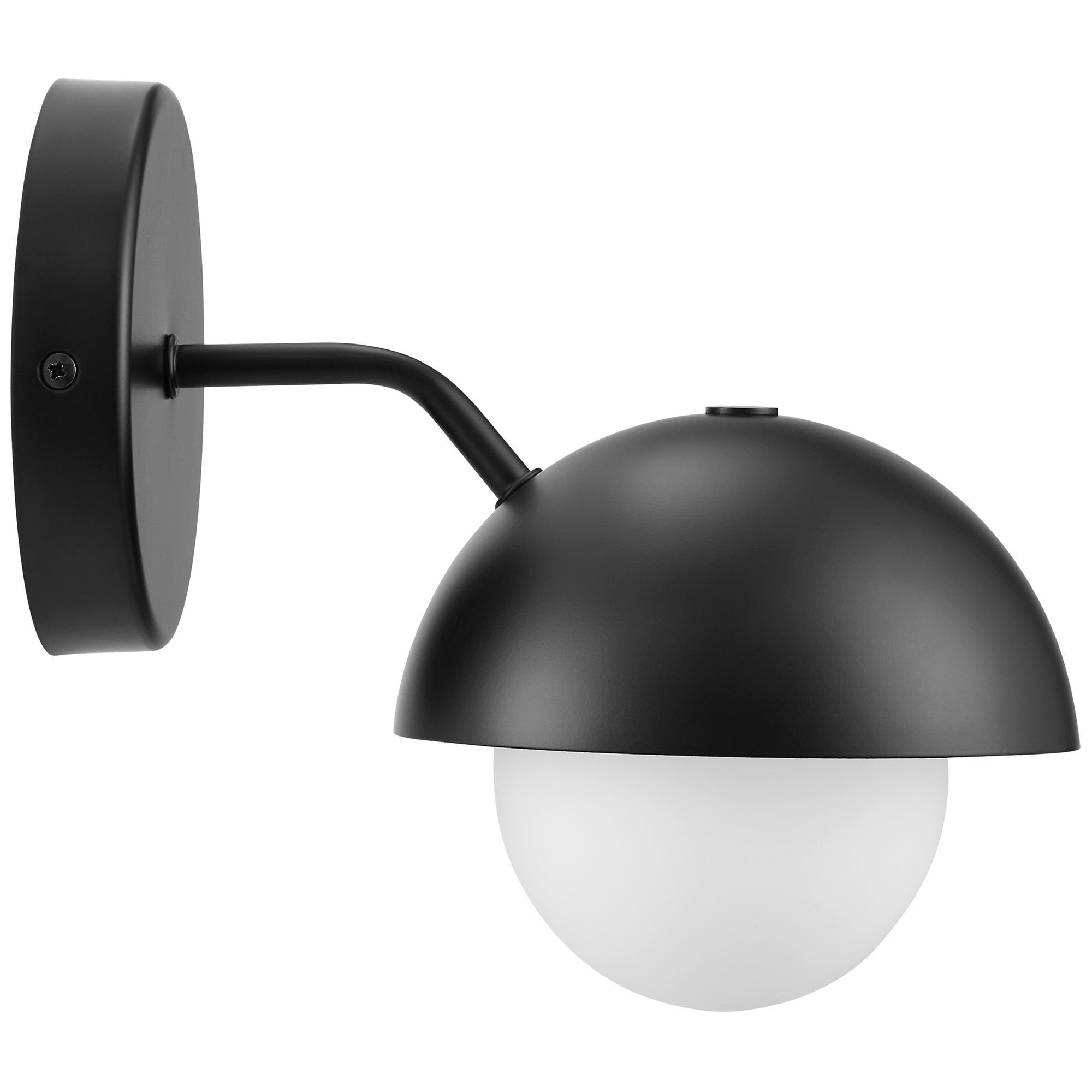 Eclipse Globe Wall Sconce - Black
