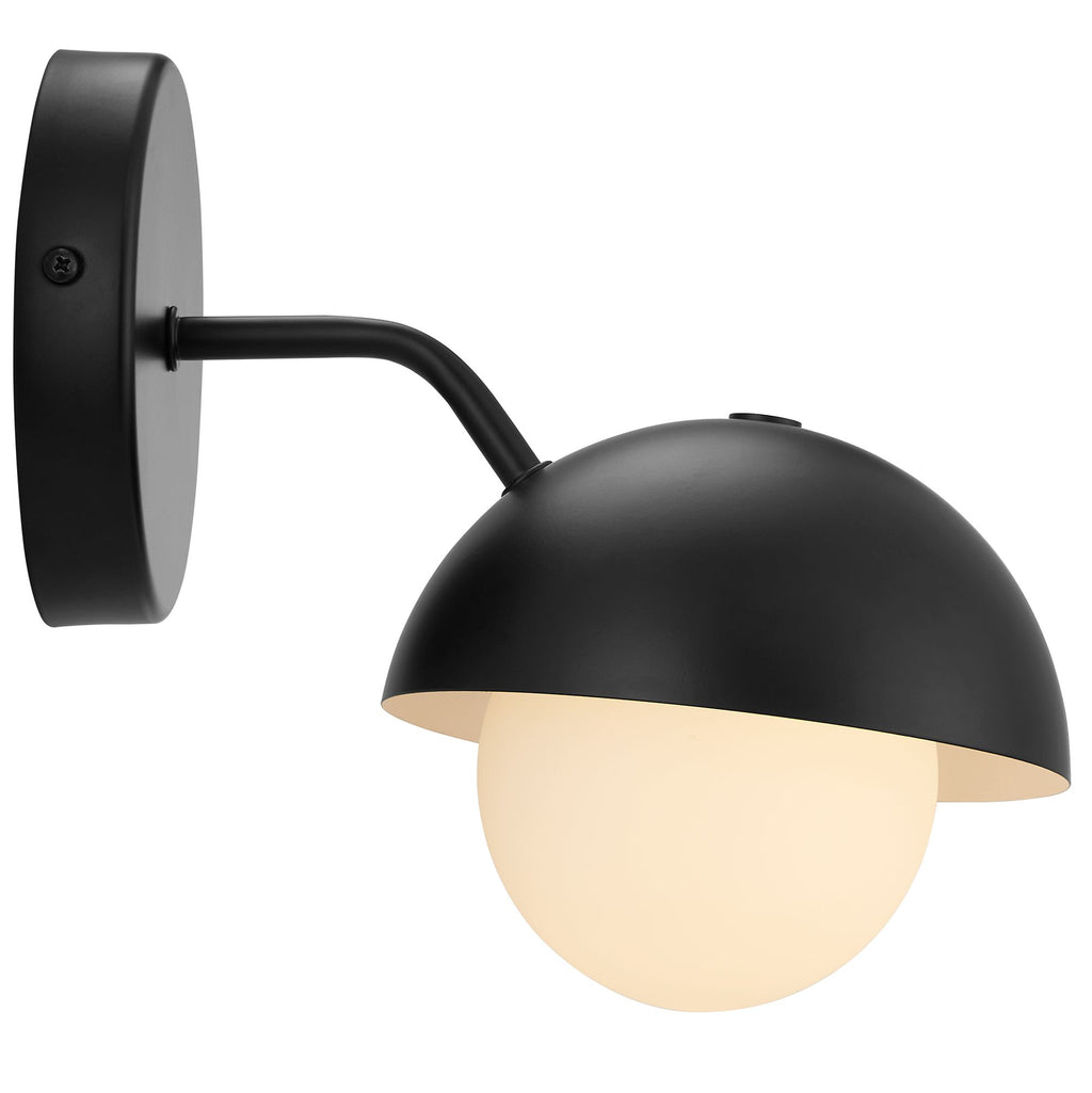 Eclipse Globe Wall Sconce - Black