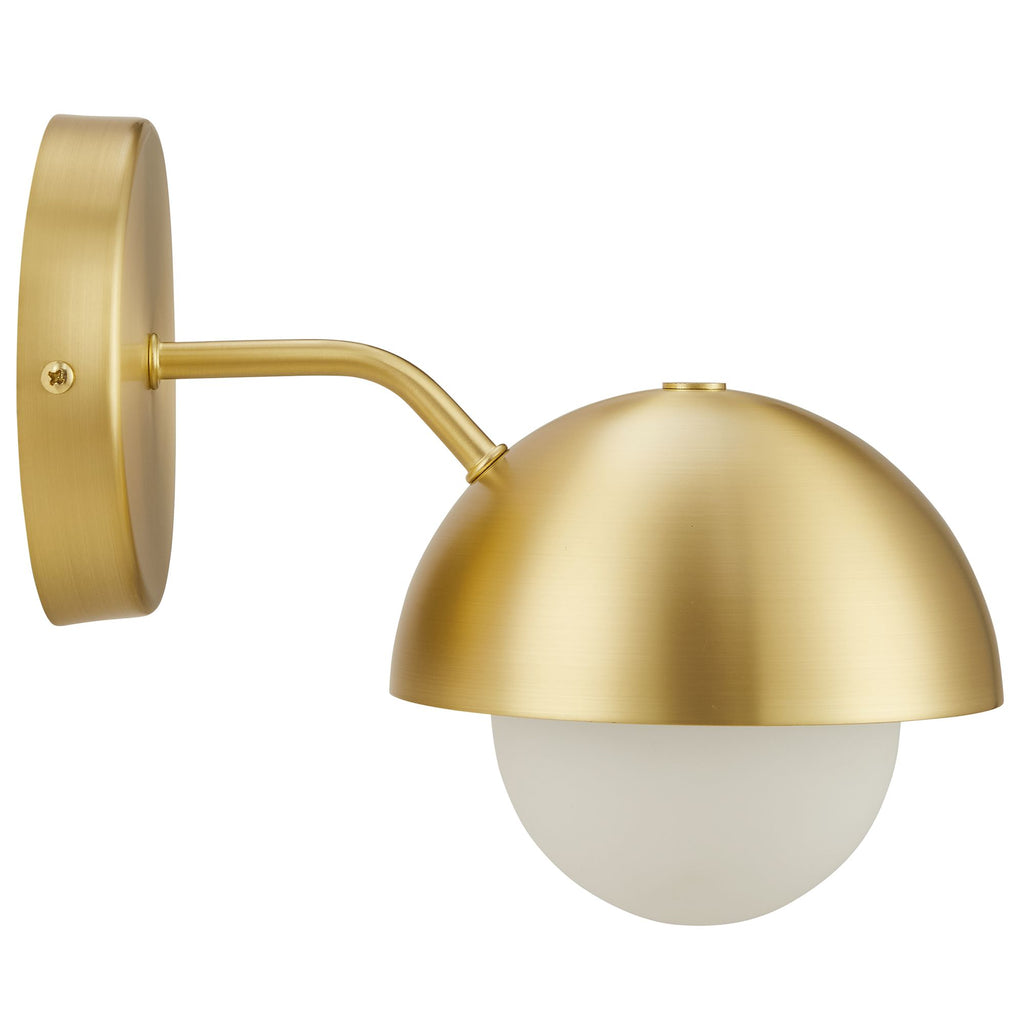 Eclipse Globe Wall Sconce - Brass