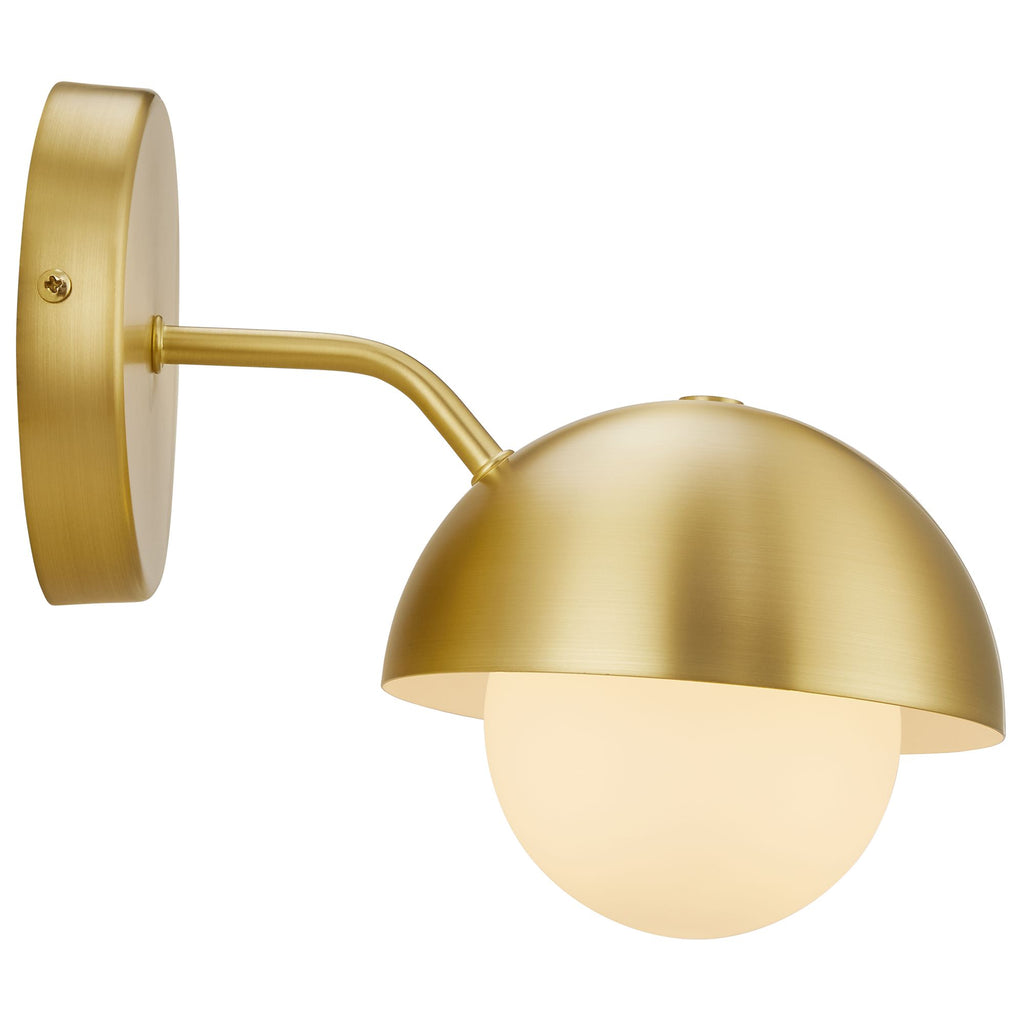 Eclipse Globe Wall Sconce - Brass