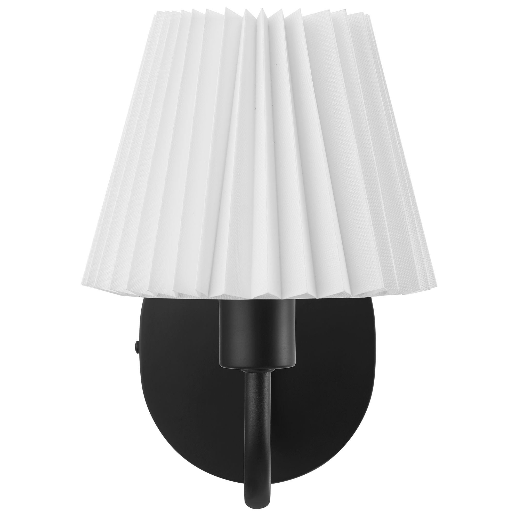 Wave Squiggle Arm Wall Sconce - Black