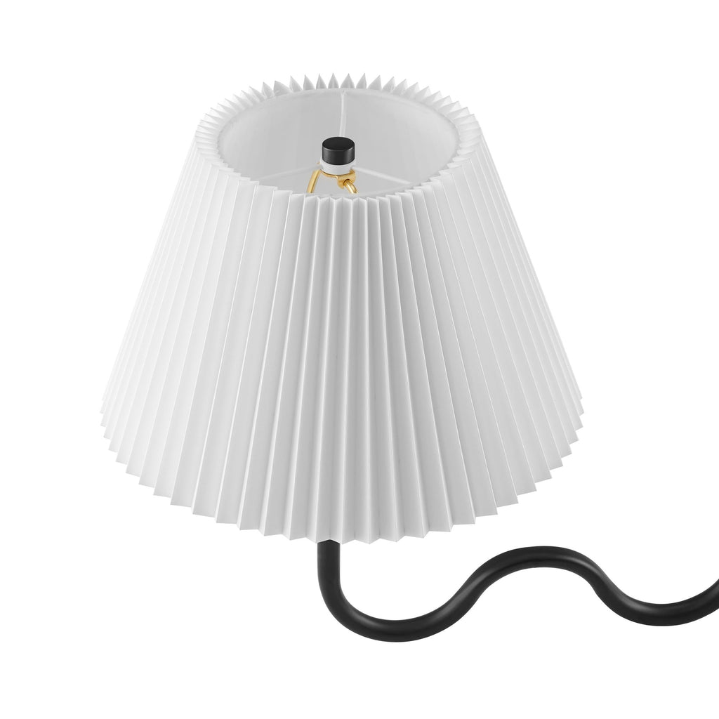 Wave Squiggle 2-Arm Pendant Light - Black