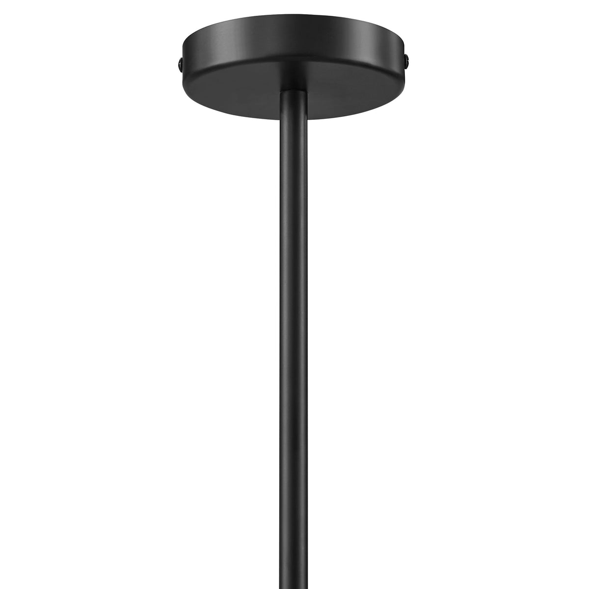Wave Squiggle 2-Arm Pendant Light - Black