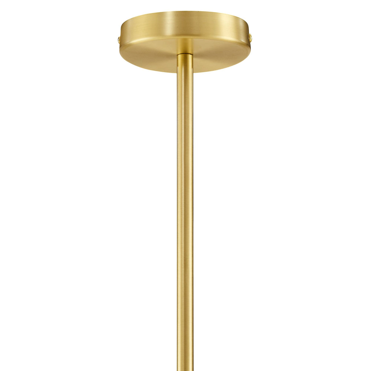 Wave Squiggle 4-Arm Pendant Light - Brass