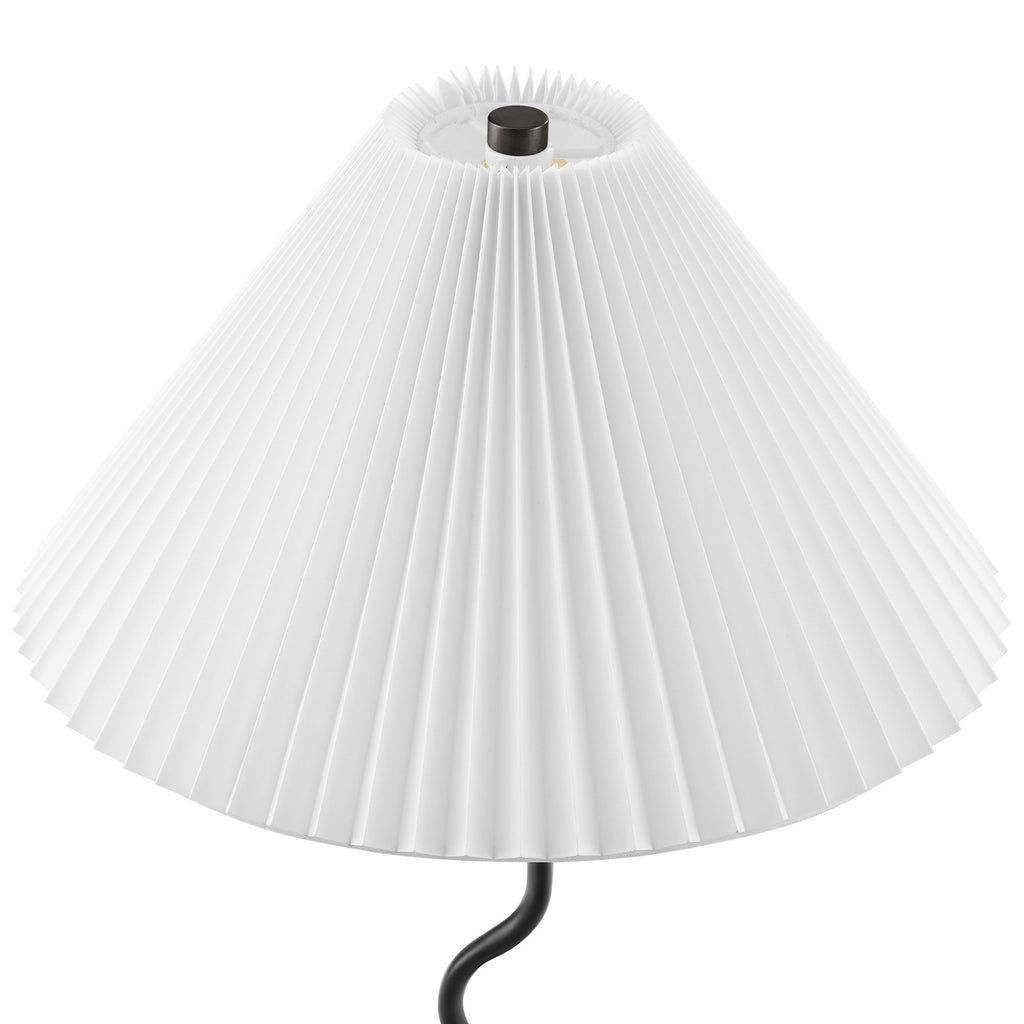 Wave Squiggle Table Lamp - Black