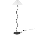 Wave Squiggle Floor Lamp - Black