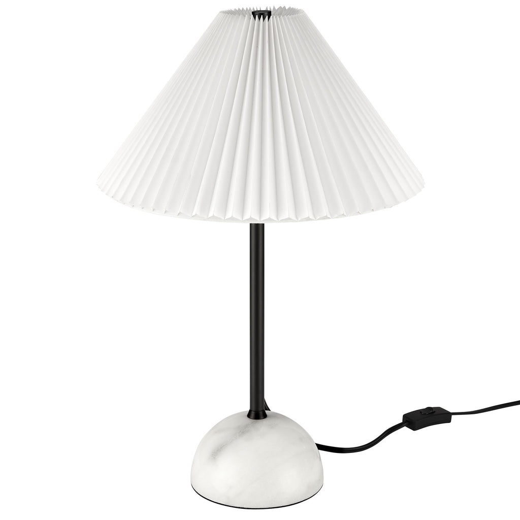 Illusion Marble Dome Table Lamp - Black