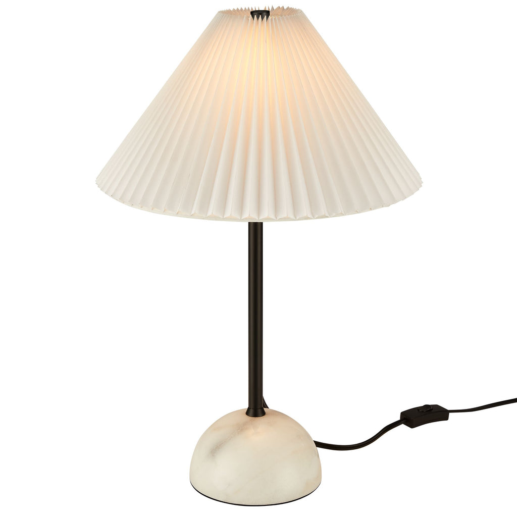 Illusion Marble Dome Table Lamp - Black