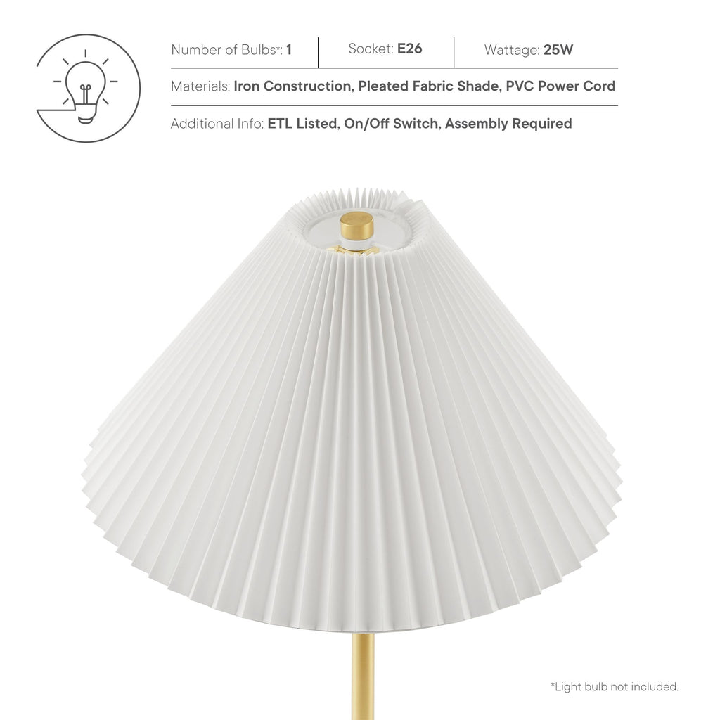 Illusion Marble Dome Table Lamp - Brass