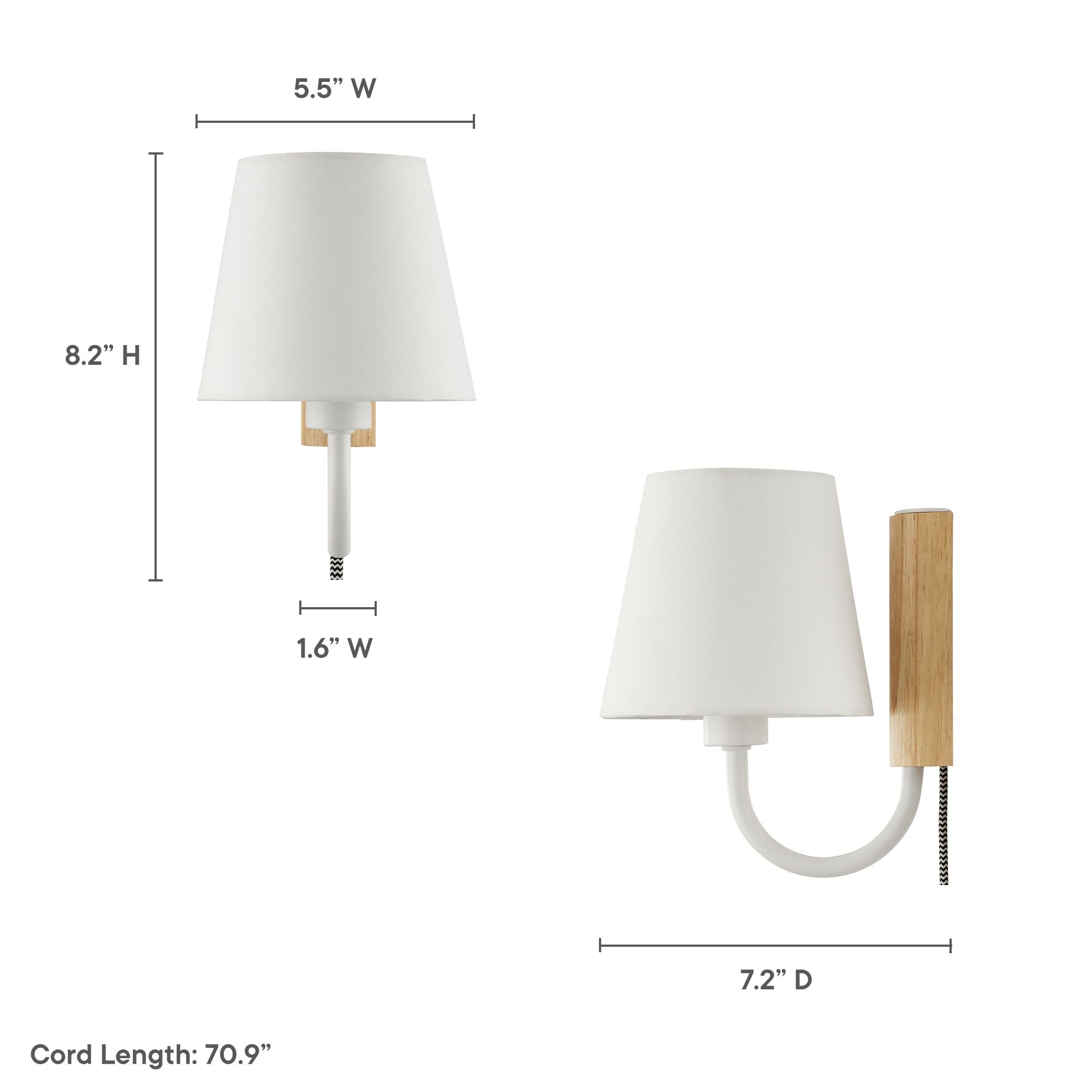 Sunlit Swivel Wall Sconce - Natural White