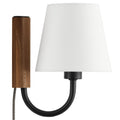 Sunlit Swivel Wall Sconce - Walnut Black