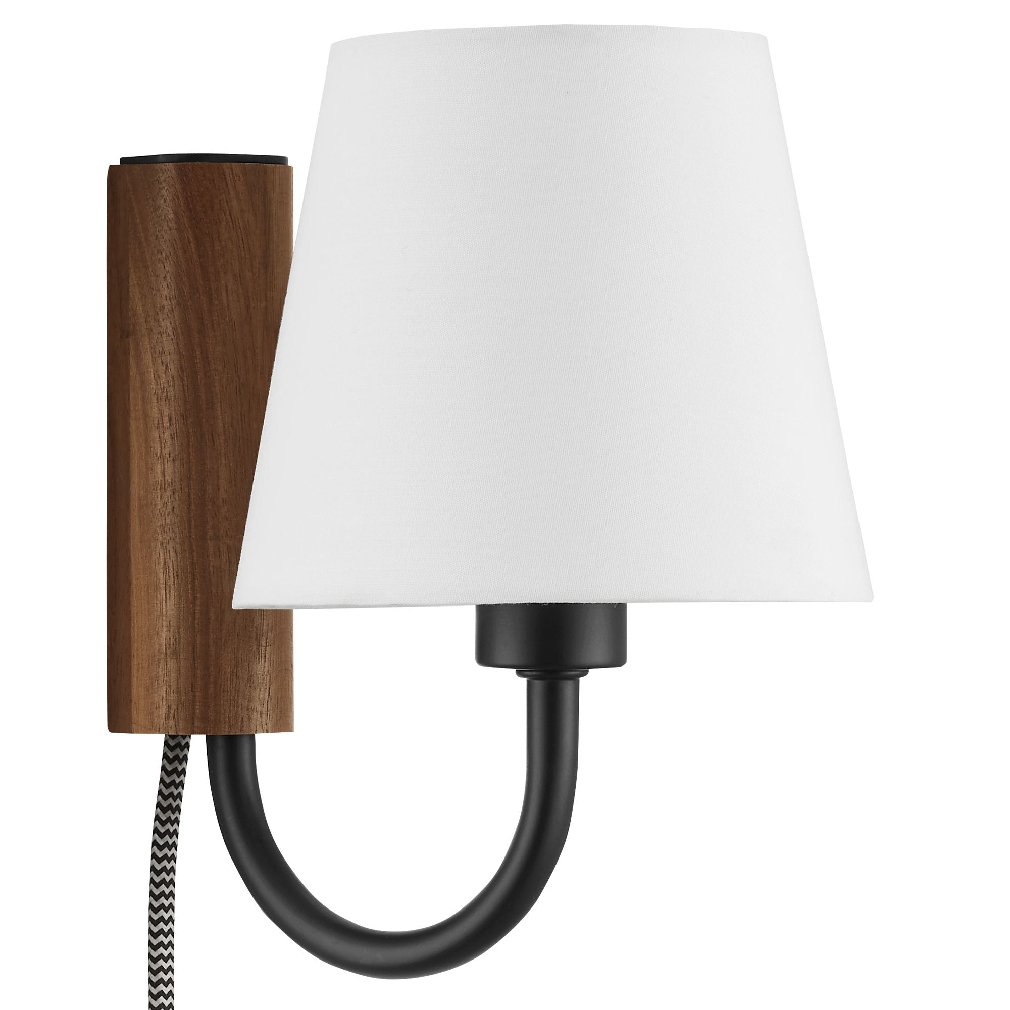 Sunlit Swivel Wall Sconce - Walnut Black