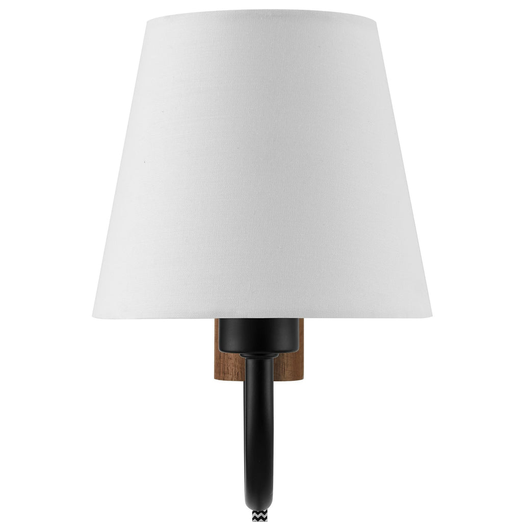 Sunlit Swivel Wall Sconce - Walnut Black