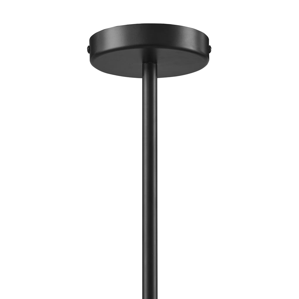 Sunlit Squiggle 2-Arm Pendant Light - Walnut Black