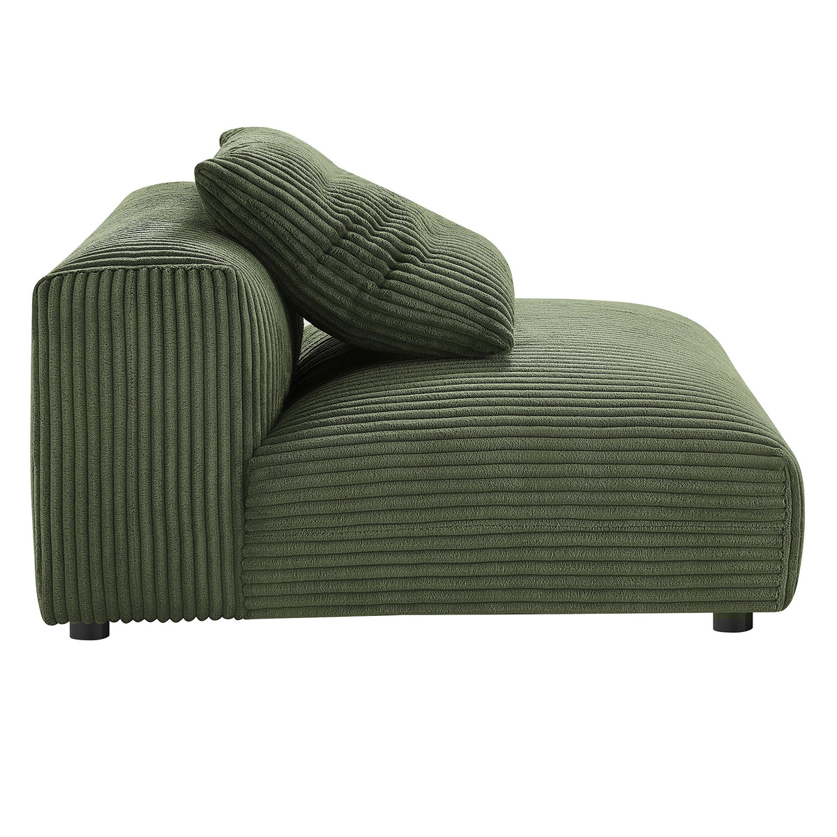 Solace 3-Piece Modular Corduroy Upholstered Sofa - Fern