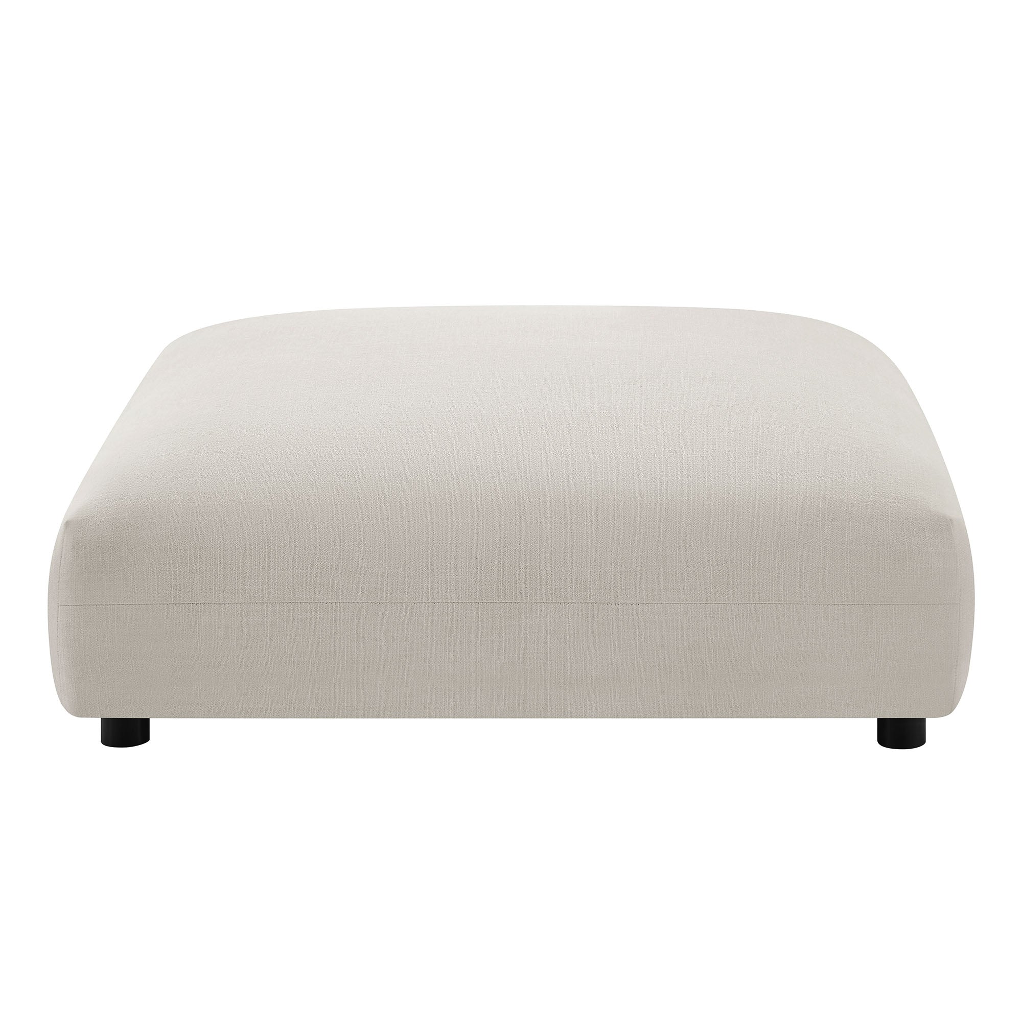 Solace 3-Piece Modular Upholstered Fabric Sectional Sofa - Salt