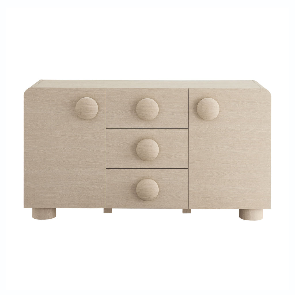 Sonnet 57" Sideboard Storage Cabinet - Ash