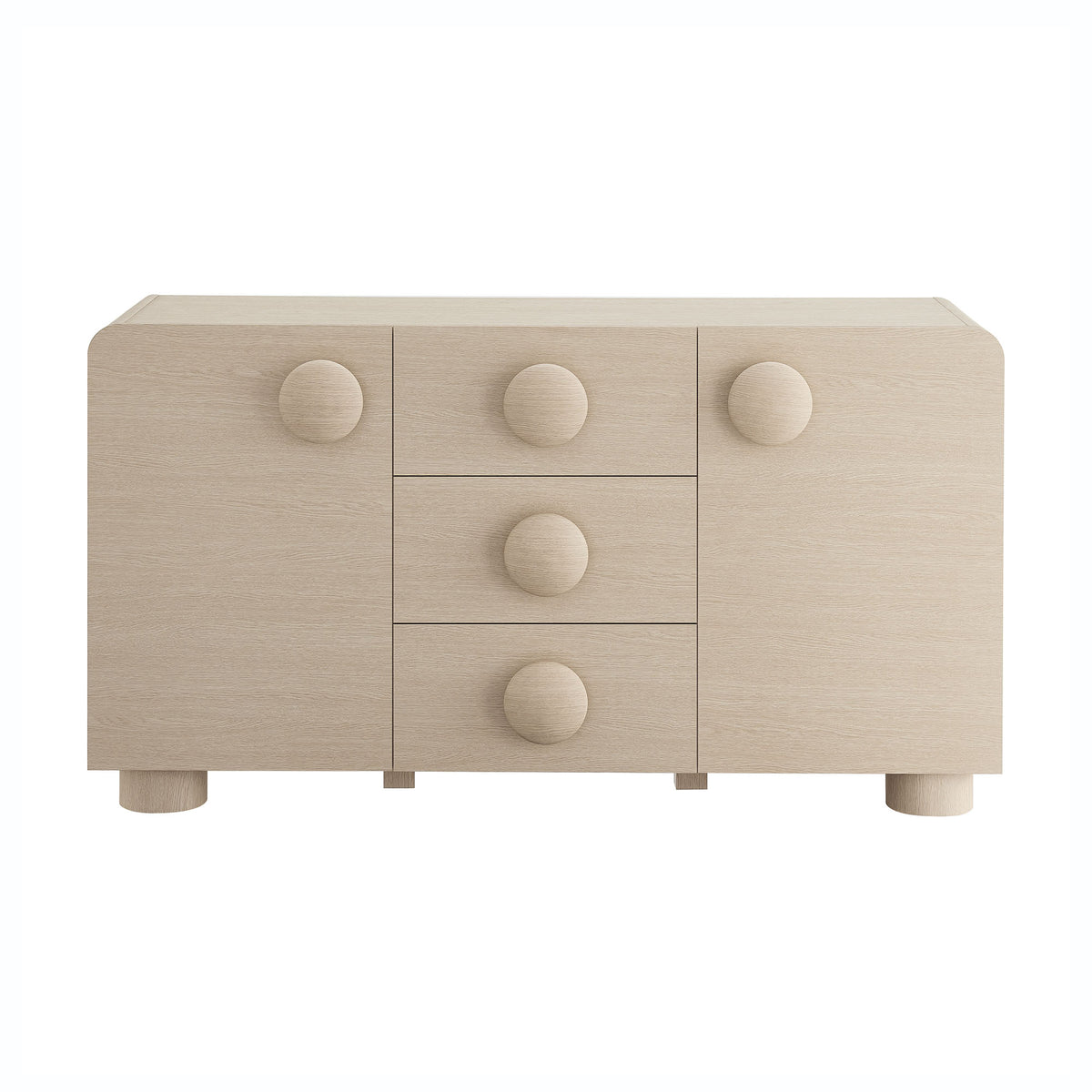 Sonnet 57" Sideboard Storage Cabinet - Ash
