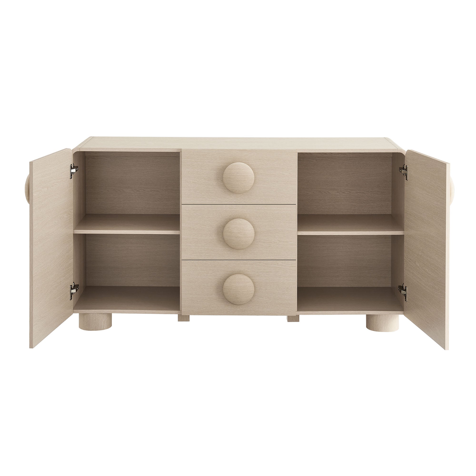 Sonnet 57" Sideboard Storage Cabinet - Ash